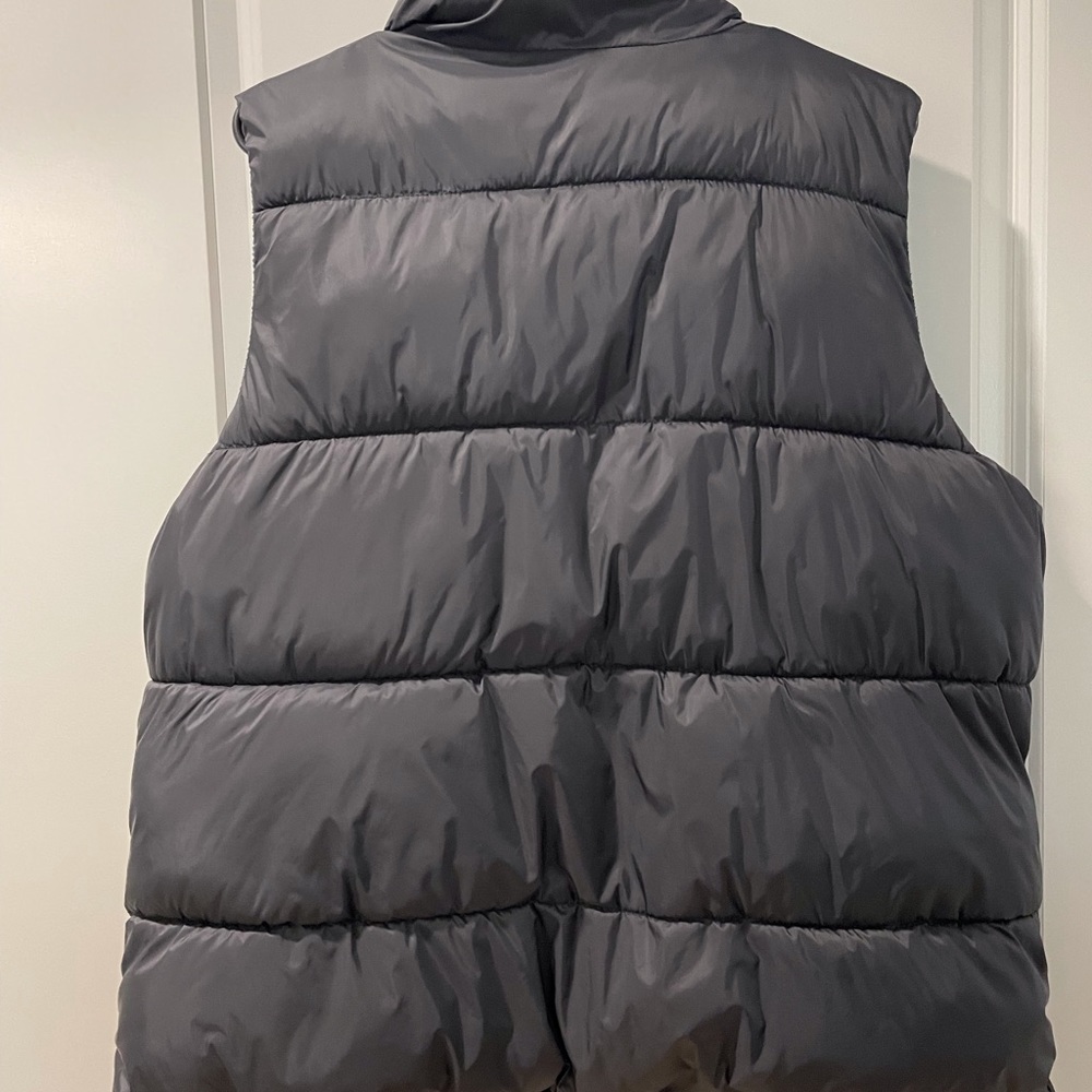 Old Navy Men’s Puffer Vest Black Full Zipper XL_5